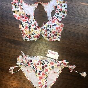 New Jessica Simpson Swimsuit XL Top Medium Bottom